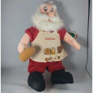 Santa Claus True Value 19" Stuffed Workshop Figure Plush 1997 With Tags
